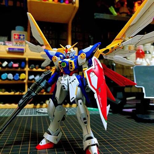 EW Wing XXXG-01W Zero Type Hairless Prototype Hg 1/144 Assem