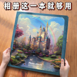 5寸6寸1000张相册本大容量家庭插页式宝宝成长纪念册照片收纳影集