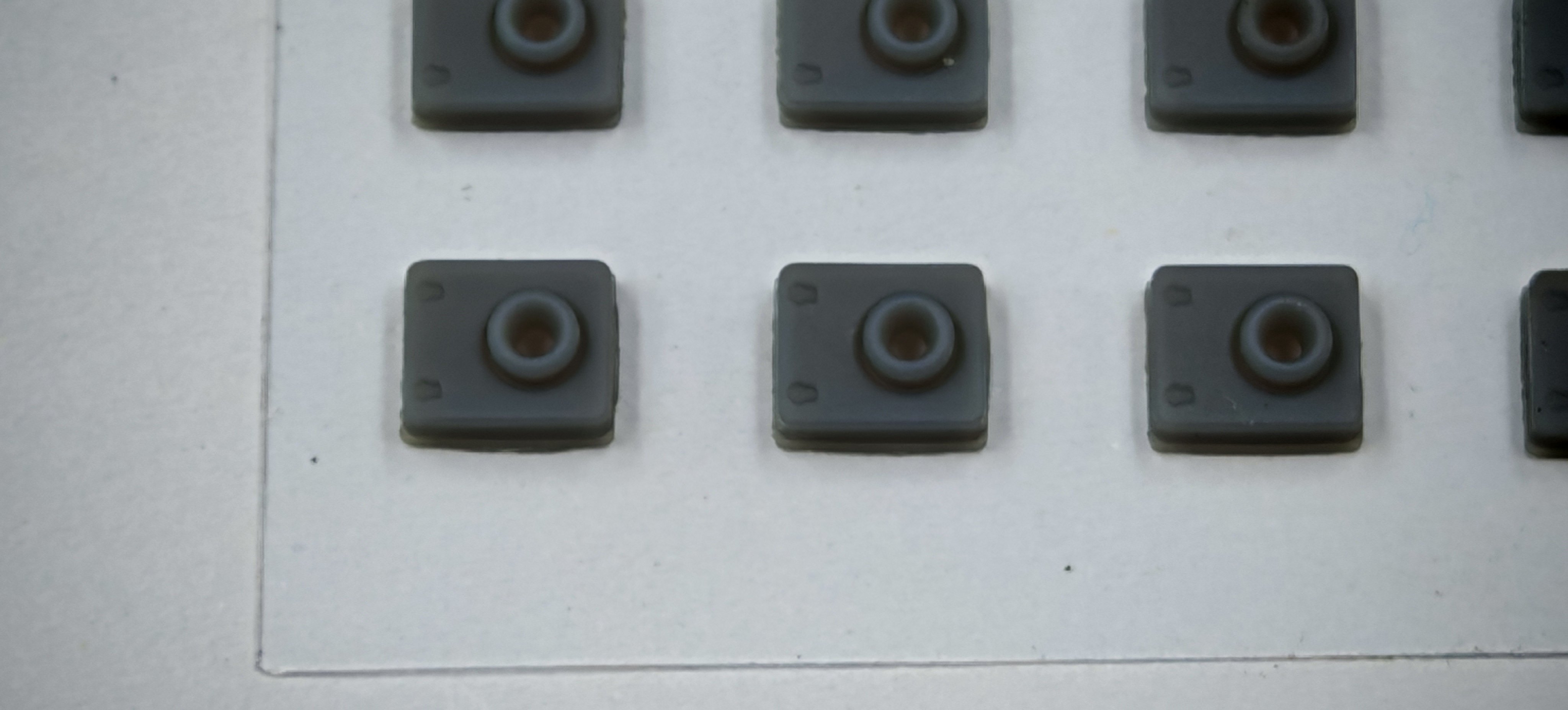 全新原装笔记本电脑内置通用麦克风送话器保护盖灰色软硅胶盖子