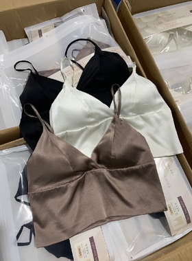 la意大利perla真丝文胸吊带泫雅风内搭外穿短款漏肚脐打底上衣女