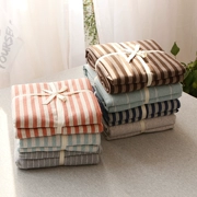 Bọ Cạp chăn bông không in bông đan da nude ngủ đơn đôi ký túc xá chăn đơn giản phong cách đơn giản - Quilt Covers