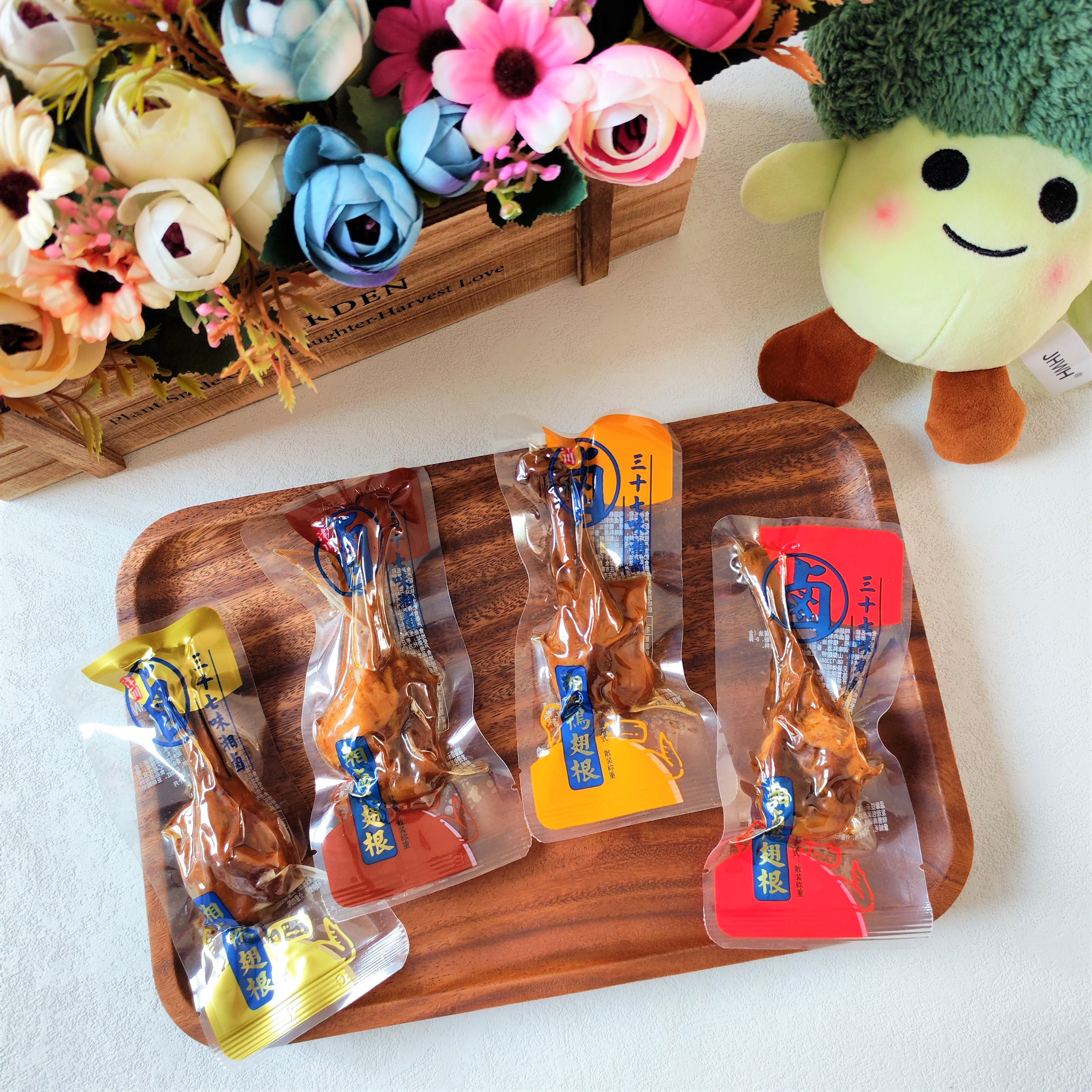 津川湘卤鸭翅根鸭腿美味休闲零食真空包装鸭腿卤味小包装散装称重