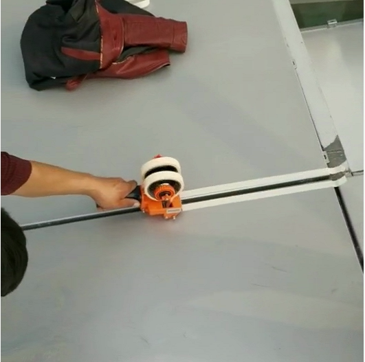 美纹纸粘贴机胶带粘贴神器双胶带划线器墙面打胶美缝施工专用工具