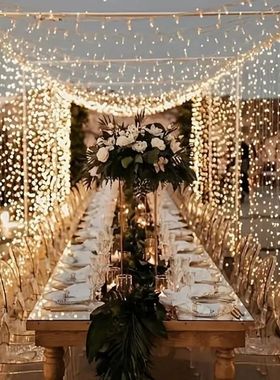 6M USB Curtain String Lights New Year Decor LED Garland Fair