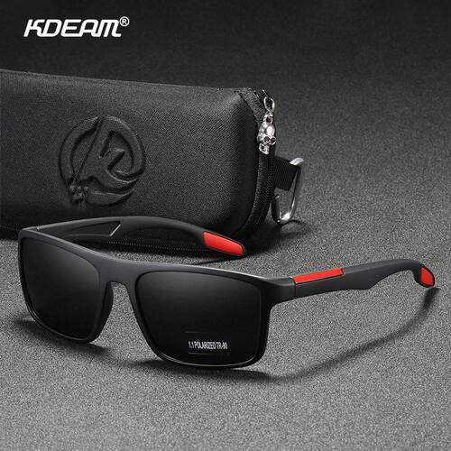 Rectangular Ultra Light Sports Sunglasses Men Polarized TAC