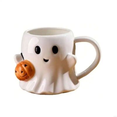 Halloween Specters Pumpkin Ceramic Coffee Mugs 600ml Cartoon