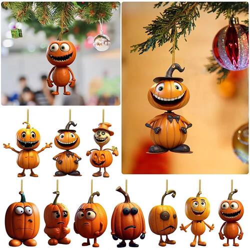 Halloween Pumpkin Tree Ornament Car Pendant Home Party Hangi