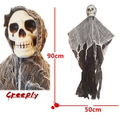 Horror Schedel Hanger Variabele Vorm Halloween Prop Party Ou