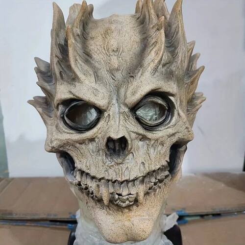 Horror Monster Skull Mask Warrior Death Demon Skull Cos Dres