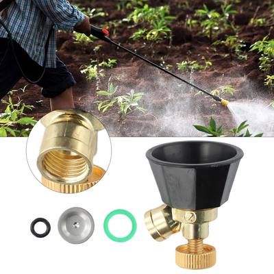 1PCS Alloy Nozzle Black Whirlwind Agricultural Sprinkler Hea