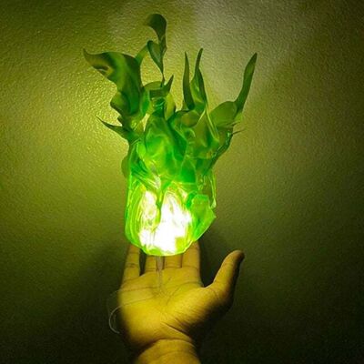 Halloween Decor Props Simulation Floating Fireball Lamp Arti