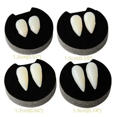1-4Pcs Halloween Vampire Dentures Prop Halloween party Costu