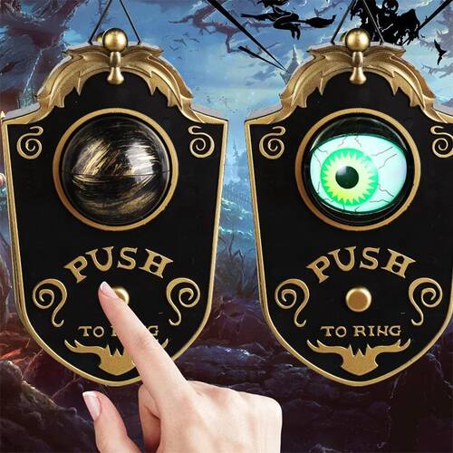 Halloween Decoration One-eyed Doorbell Horror Props Ghost's