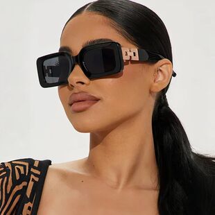 New Small Rectangle Sunglasses Men Women Square Sun Glasses