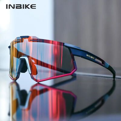 Photochromic Cycling Sunglasses Road Bike Riding Glasses for
