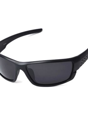 Black Plastic Polarized Sunglasses Men Outdoor Sports Sun Gl