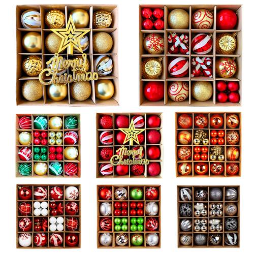 3/6CM Christmas Balls Decorations Christmas Tree Ornaments B
