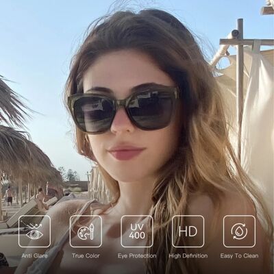 Fashion Original Thick Butterfly Frame Polarized Sunglasses