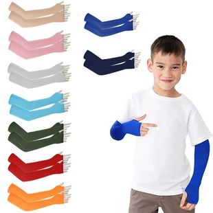 Anti Solid Sleeve Summer ultra Sunscreen Color Children Cool