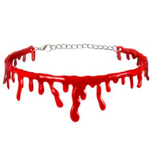 Halloween Blood Necklace Women Chokers Necklaces Halloween P
