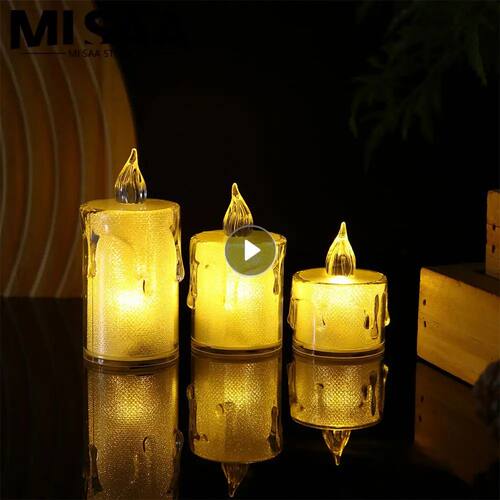 Christmas Decorative Candle Light LED Simulation Flame Candl