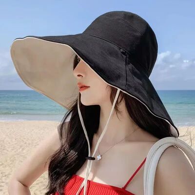 Wide Brim UPF 50+ Sun Hat Women Anti-UV Protection Hiking Fi