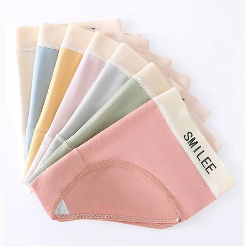 7PCSComfortable Women's Underwear Antibacterial Pure Cotton