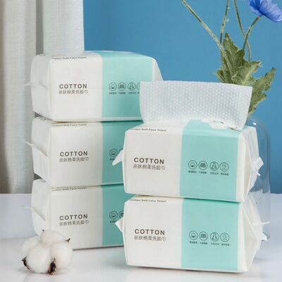 Disposable Face Cotton Tissue For Washing Soft Dry Wipes Fac