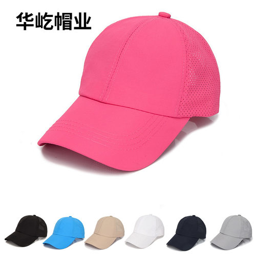Cross Ponytail Cap Women's Outer Code Half Top Sports Baseba