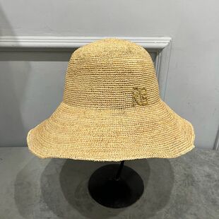 Raffi straw hat for women sunhat summer sun protection hat b