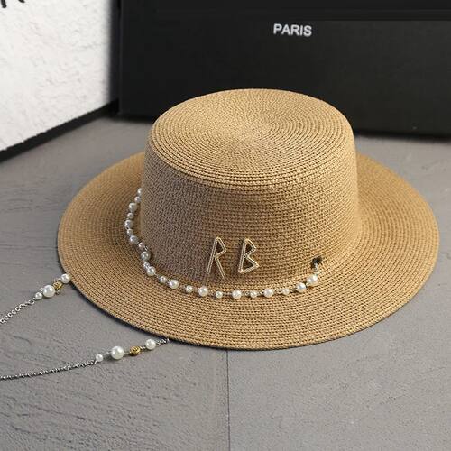 New Women Summer Hats Straw Sun Hat Panama Elegant Straw Fed