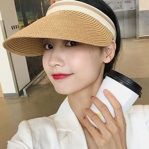 Summer Woman Sun Hats Anti-UV Female outdoor Visor Caps Hand