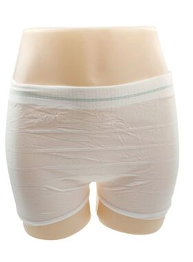 Pack of 10 Disposable Women's Panties Breathable Mesh Underw