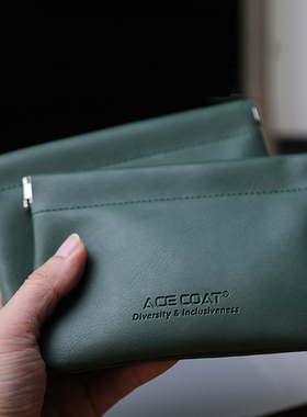 Portable PU Earphone Wire Bag Cosmetics Lipsticks Holder