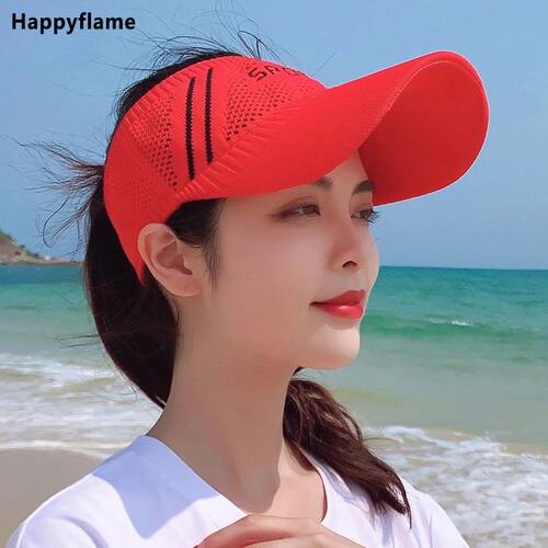 Outdoor Sport Sun Hat Caps Women Empty Top Hat Golf Tennis H