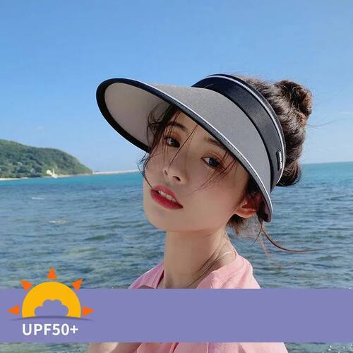 New Sun Hat Women's Uv Protection Sun Hat Summer Empty Cap L