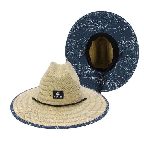 1PC/2PCS New Women Lifeguard Hat Straw Summer Beach Sun Hat