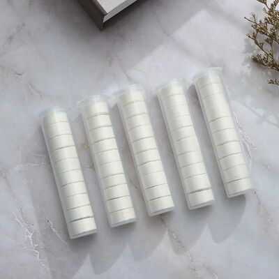 10PCS Tube Packd Portable Facial Towel Compressed Towel Disp