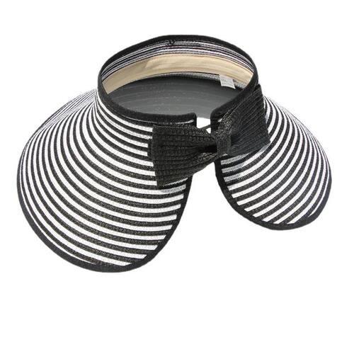 Women's Summer Hat Large Brim Foldable Breathable Empty Top