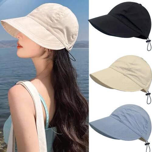 Foldable Sunhat Summer Outdoor Beach Fisherman Hat Sunscreen