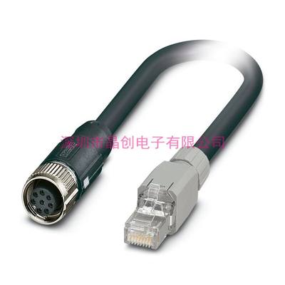 1575615型号SAC-6P-M12FS/ 5,0-970/RJ45Q- 总线电缆