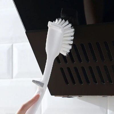 Kitchen Long Handle Descaling and Oil Cleaning Brush for Was