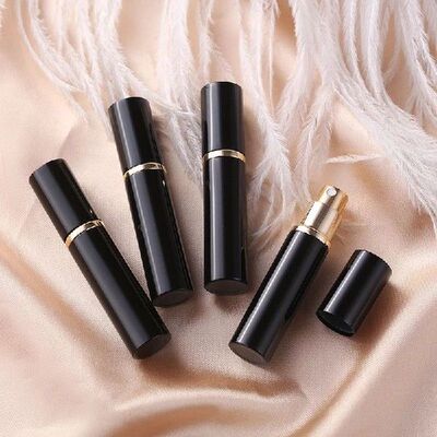 10pcs/lot 3ml 5ml 10ml Refillable Portable Mini black Perfum