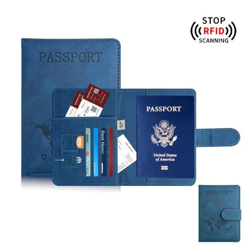 Passport Holder for Travel Essentials Passport Wallet Cover