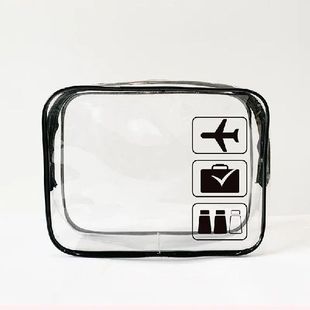 Clear Makeup Cosmetic Bag Portable Travel Toiletry Pouch Tra