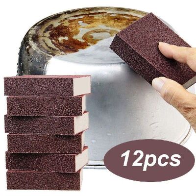 12pcs Magic Cleaning Sponge Brush Household Cleaning Tools E