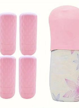 Portable Silicone Travel Bottle Cover Dustproof Leakproof Pr