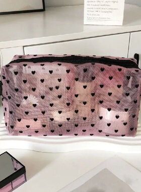 1PCS Women Mesh Makeup Bags Pouch Travel Organizer Handbags