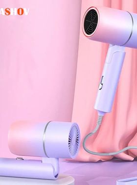 Folding Hairdryer With Carrying Bag Hot Air Anion Hair Care