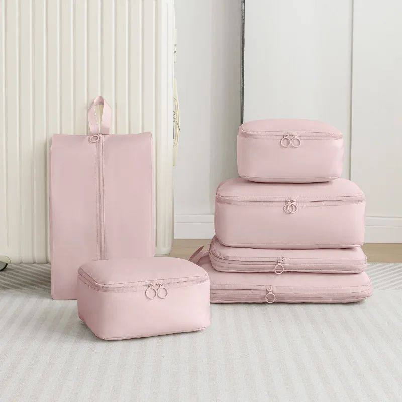 Compressed Packing Cubes Travel Bags for Shoes Socks Underwe